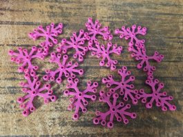 lego 2417 lot de 13 pièces Magenta Plant Leaves 6 x 5