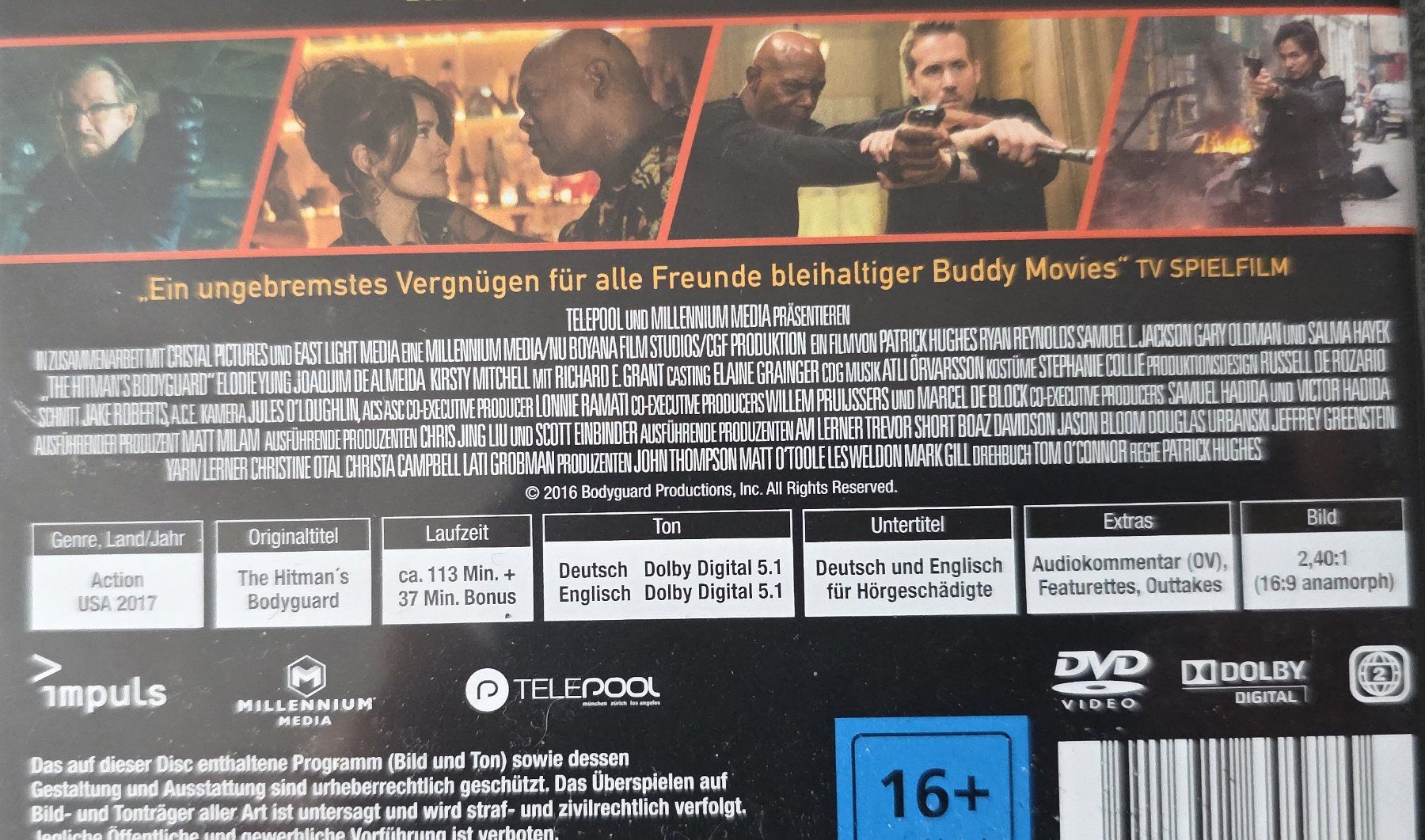Tutti i DVDs: DVD Killer's Bodyguard / Samuel L. Jackson – Usato da Oetwil am See venduto da fineli2 1