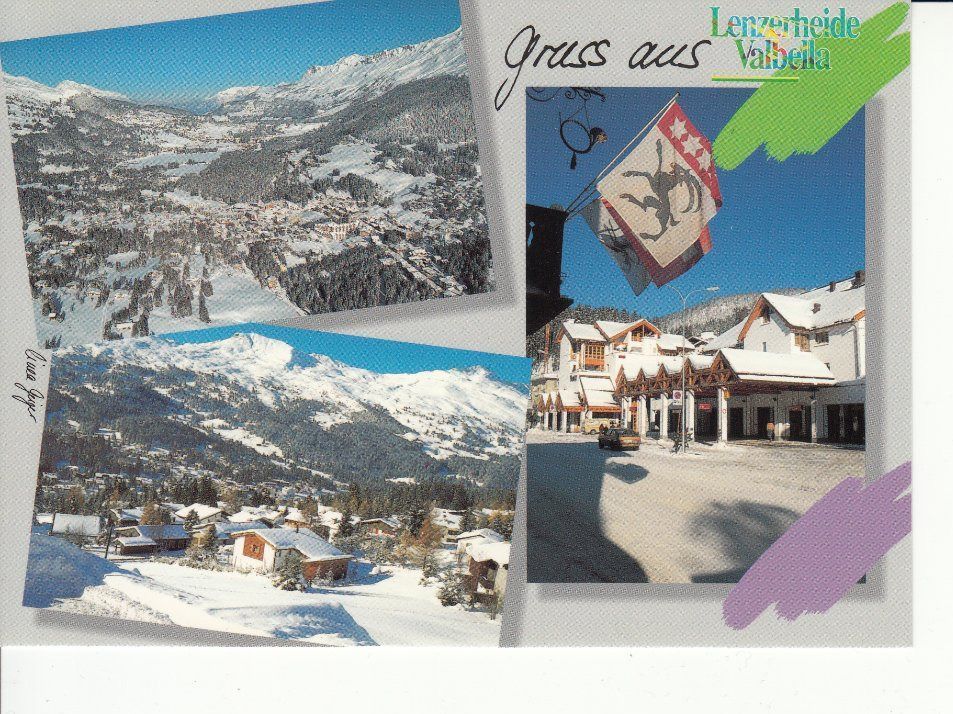 Cartoline postali: Lenzerheide / Valbella 7 um 1995 – Usato da Bürglen TG venduto da StampGraf