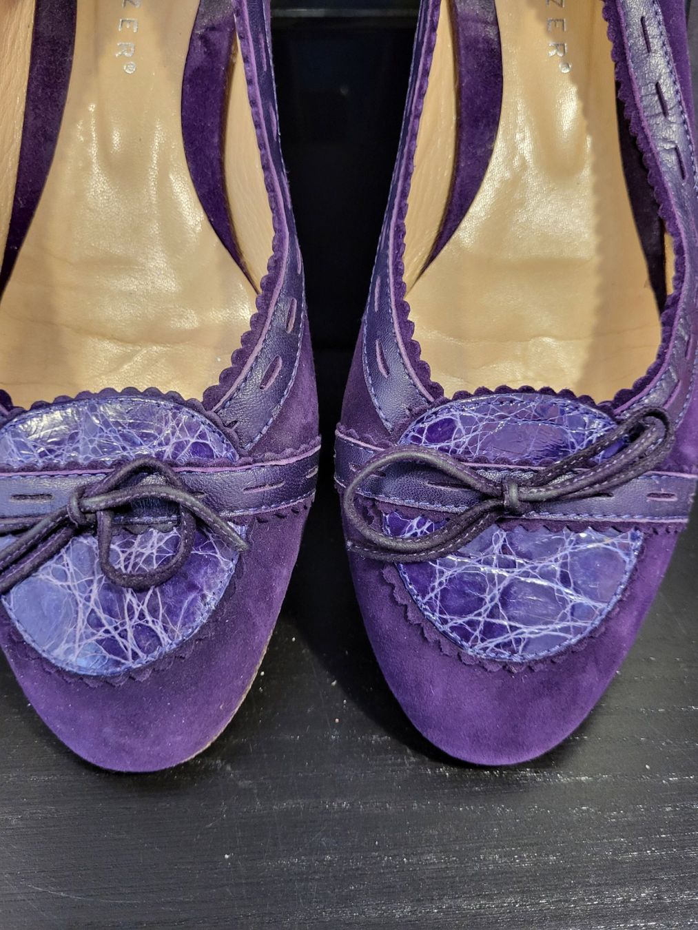 Damenschuhe: Unützer Damenschuhe lila – Gebraucht aus Locarno von ernsthofmann