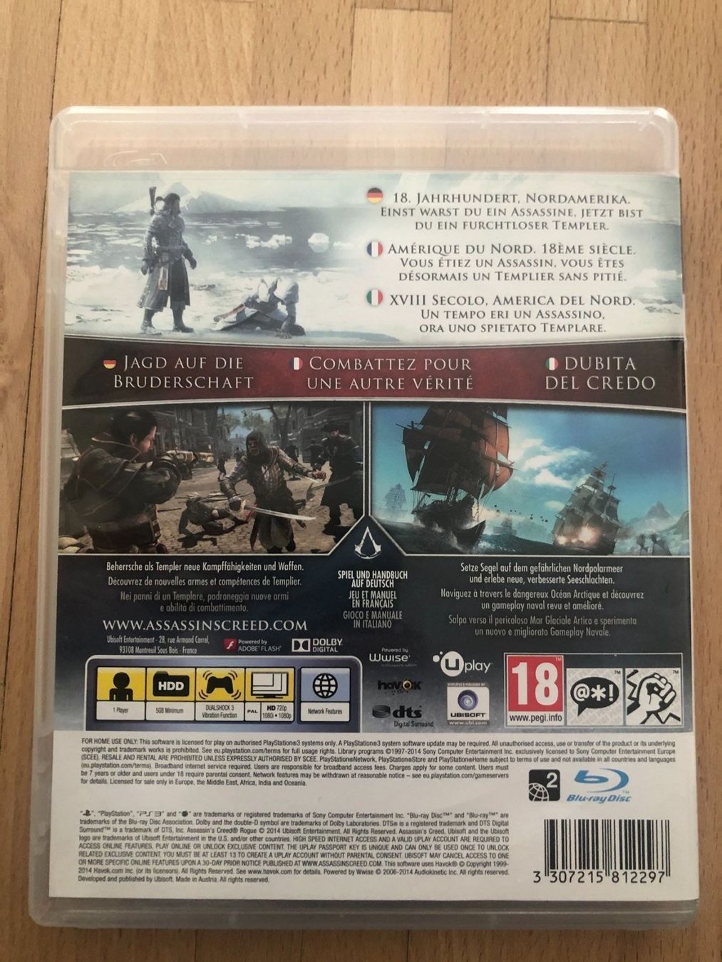 Sony Giochi: Assassin's Creed Rogue - PS 3 – Usato da Nussbaumen AG venduto da Pika-Shop 1