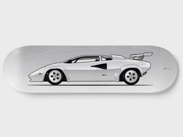 Lamborghini Countach LP500S Skateboard Deck - COOL