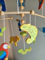 Goki Kinder mobile Zoo Dschungel Holz wie neu 