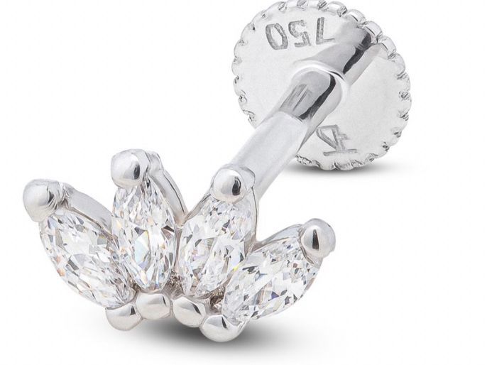 Gioielli per piercing: Piercing neu 18 Karat – Nuovo e nell'imballaggio originale da Spreitenbach venduto da seida76