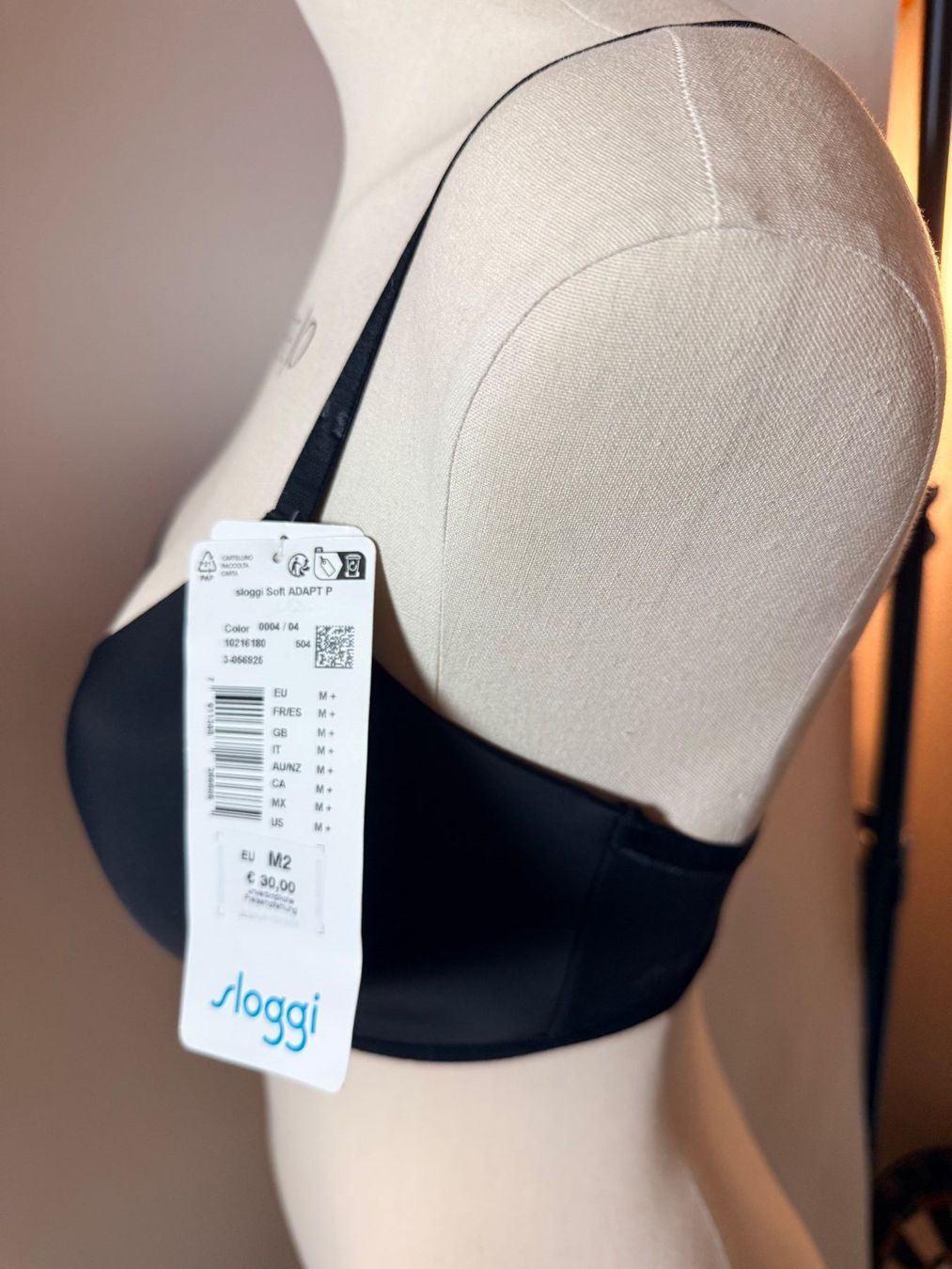 Sloggi Altra biancheria intima: SLOGGI, Soft-BH ADAPT, Grösse M Plus, Farbe Schwarz – Nuovo e nell'imballaggio originale da Rudolfstetten venduto da gst_g7xl 2
