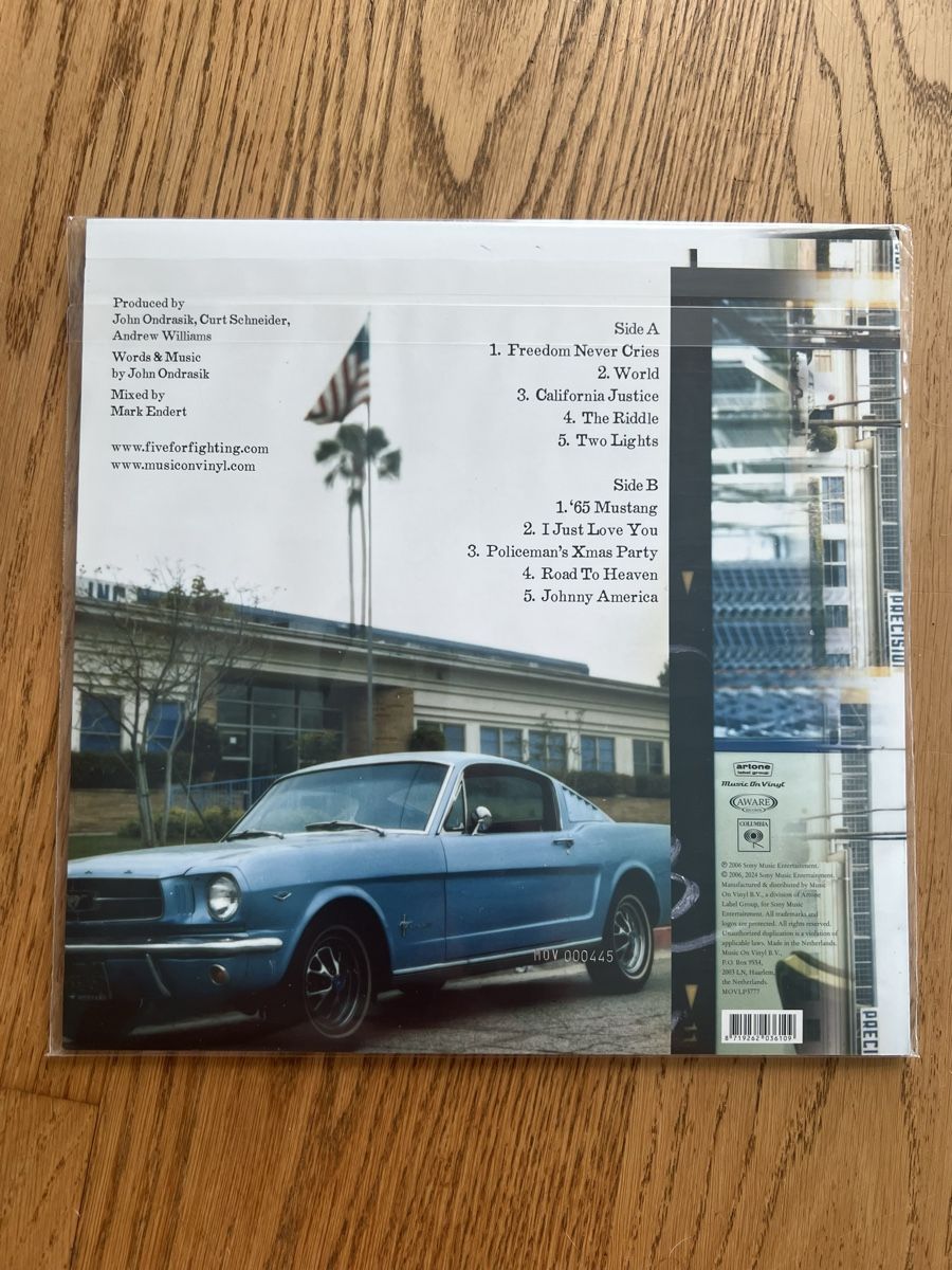 Vinyles: FIVE FOR FIGHTING: Two Lights MusicOnVinyl Alum RePressing – Neuf avec emballage d'origine à Hünenberg par Paddels 1