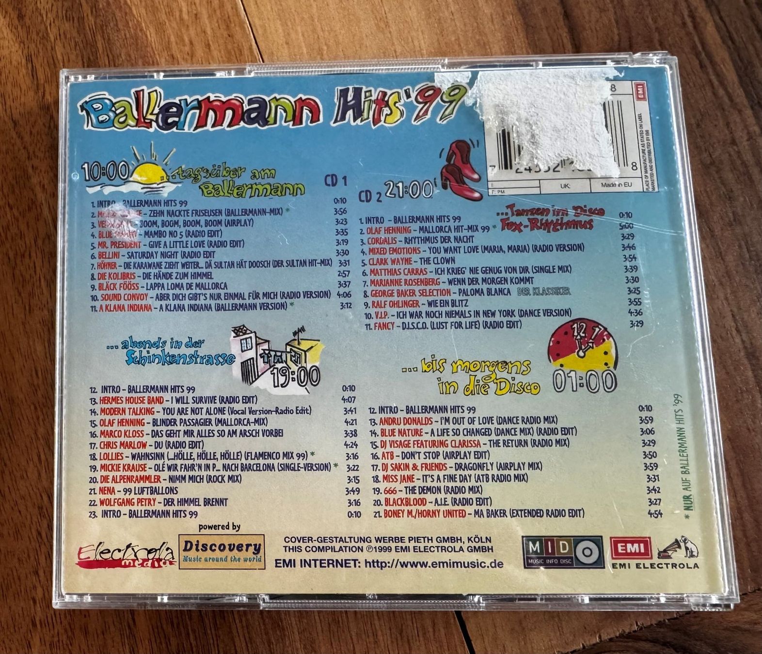 CD: Ballermann Hits 98 & 99 CD Alben – Usato da Dällikon venduto da Arkana_23 3
