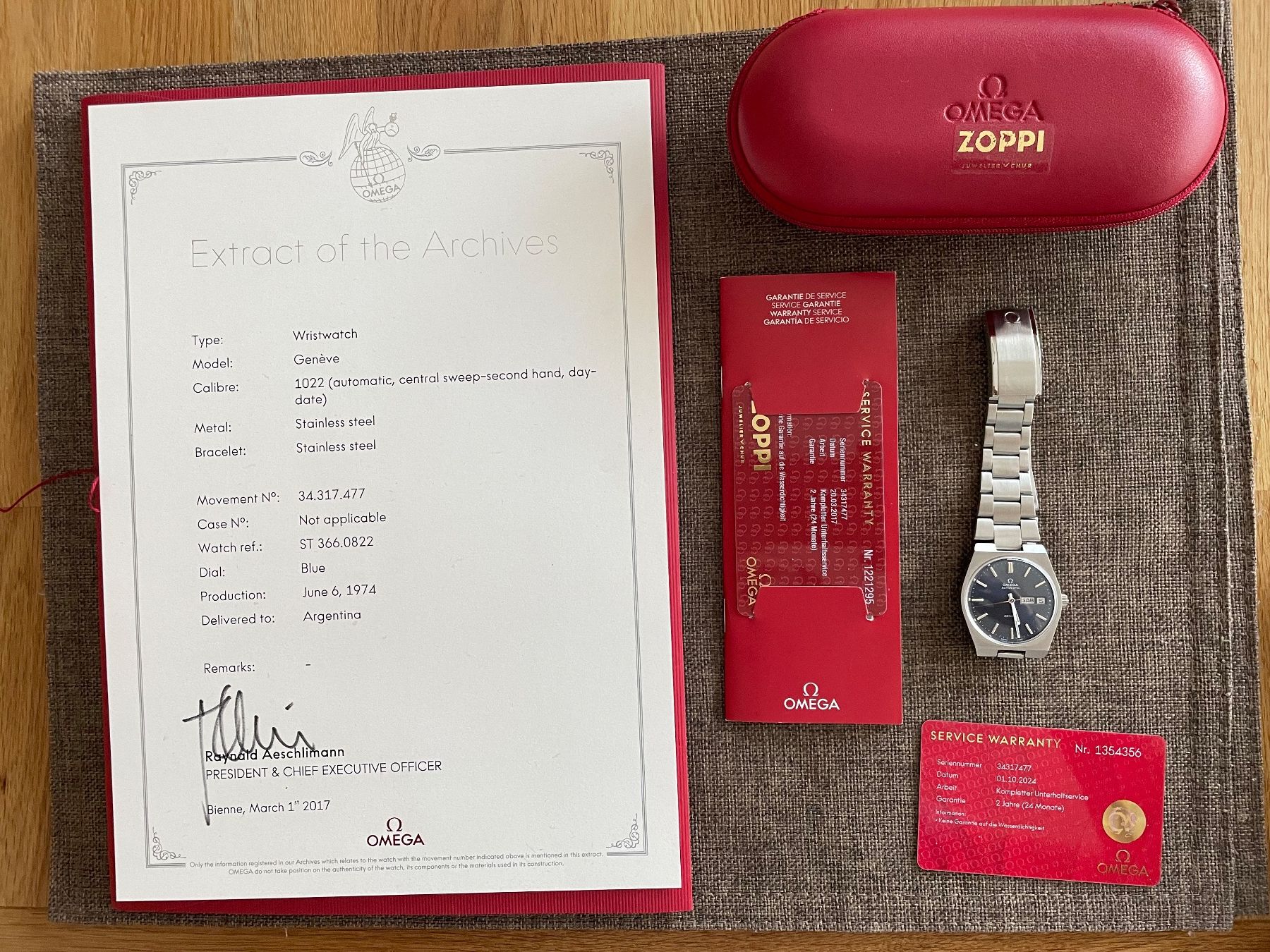 Omega Orologi: Omega Geneve 1974 – Usato da St. Moritz venduto da cas_w97x 1
