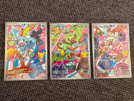 Pokémon: 3er Lot Karten: First Partner Series 2 Set Englisch