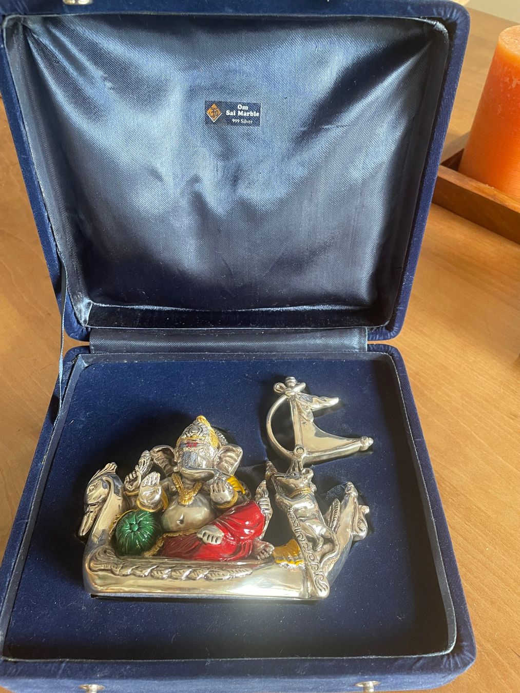 Figuren: Wunderschöne Ganesha Figur, 999 Silber, Indien – Neu (gemäss Beschreibung) aus Schiers von Flipi4 3