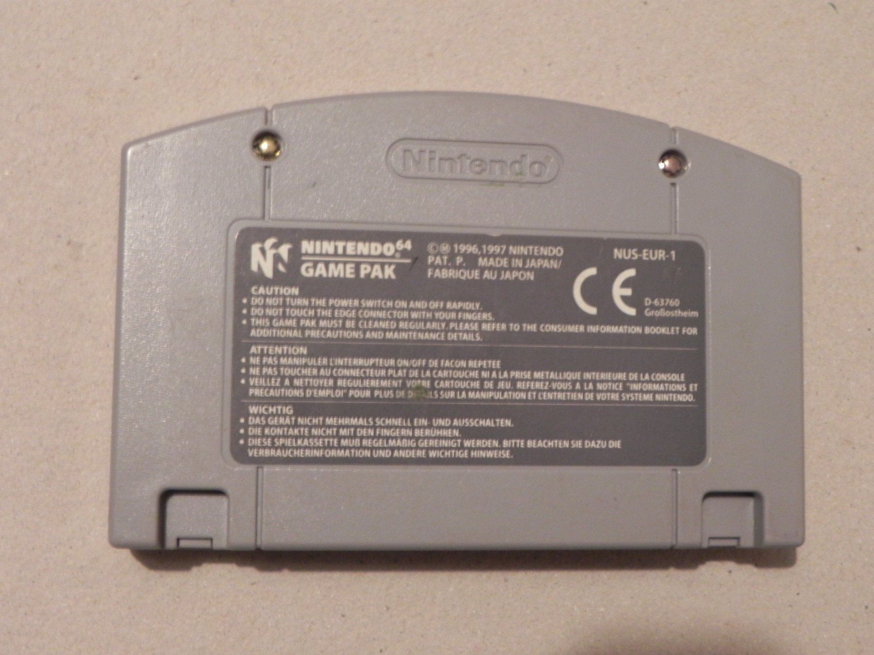 Nintendo Spiele: Nintendo 64 Modul Spiel Game N64 Gex 64 – Gebraucht aus Siebnen von krimsie 1