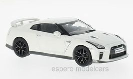 Nissan GT-R R35 2017 weiss met.      1:43 von Premium X