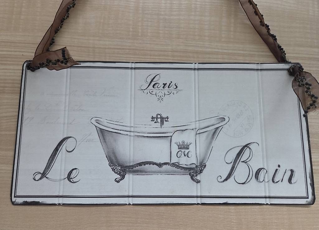 Insegne: Schild für Badezimmer – Usato da Herisau venduto da lia17