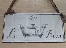 Schild für Badezimmer