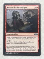 Seltener Magic Card: Raserei der Hexenjäger