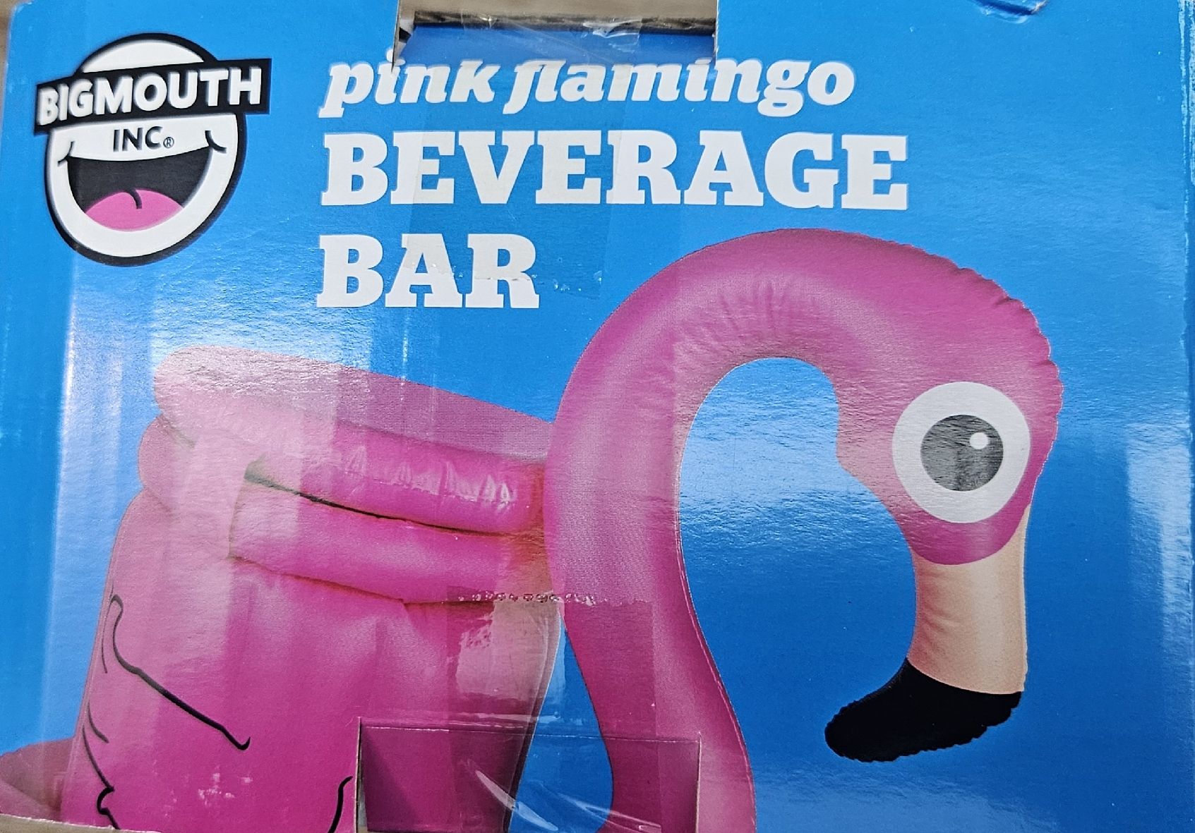 Schwimmringe: Flamingo-Getränkekühler  "Neu"  – Neu und originalverpackt aus Uster von esko.swiss 3
