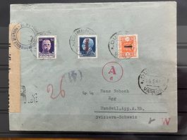 Zensurbrief Varese (I) - Hundwil, 1944