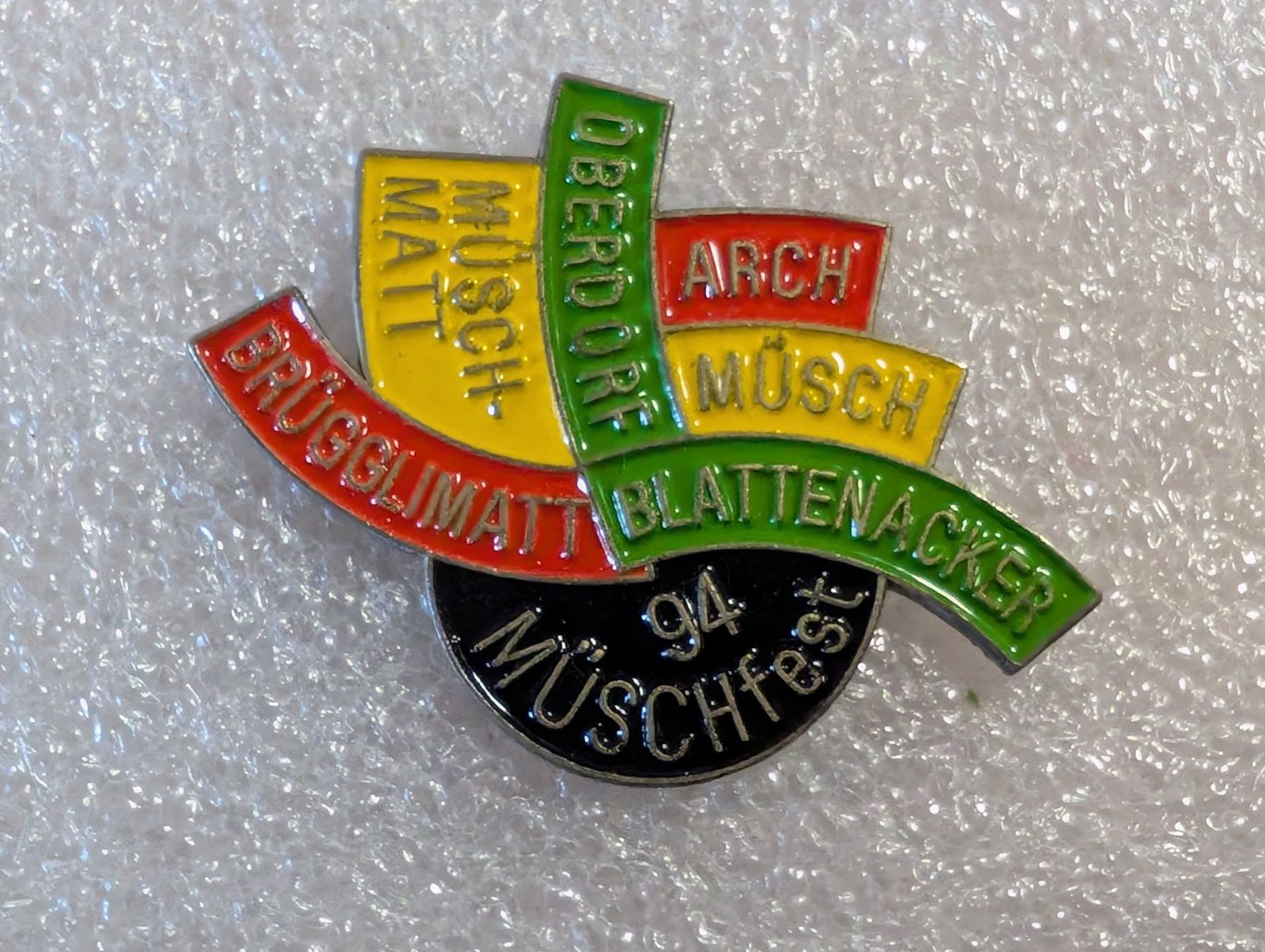 Placchette & Badge: Ansteckpin 280: MÜSCHfest – Usato da Oppligen venduto da Pin-Fall-Shop