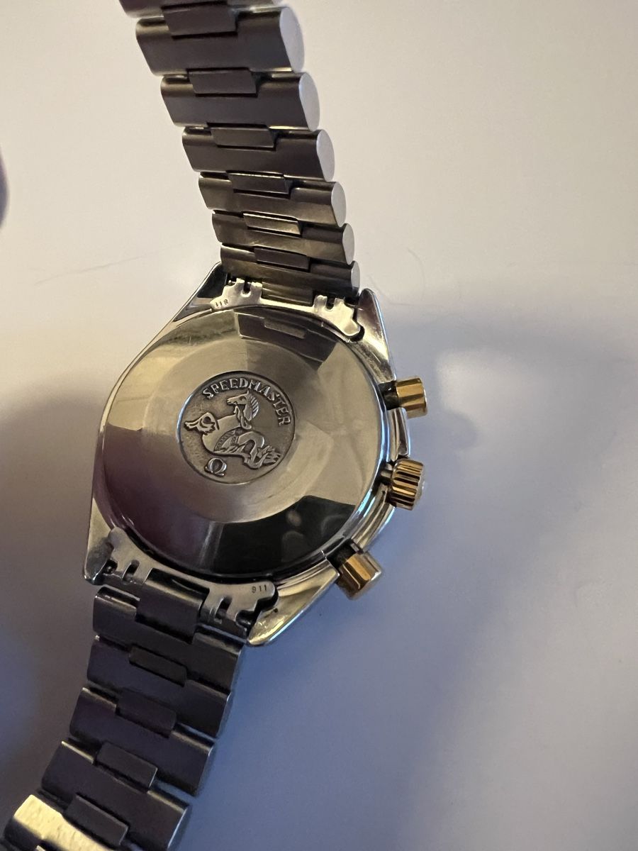 Omega Orologi: Omega Speedmaster Automatic Stahl/Gold Herrenuhr! – Usato da Basel venduto da Valjoux9 7