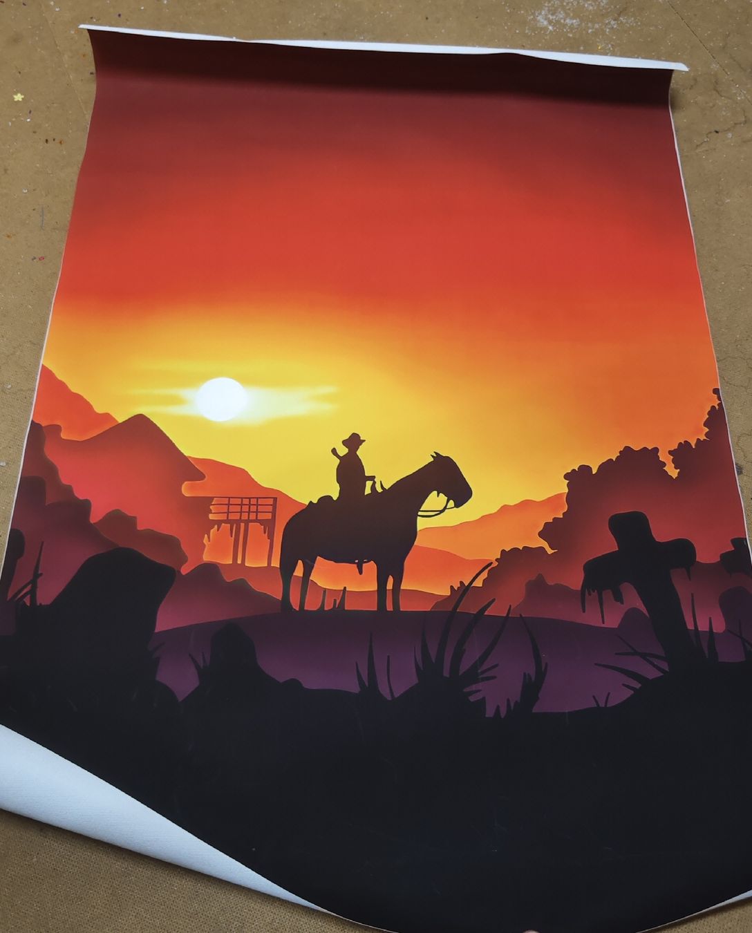 Foto & Immagini: Poster inspiriert von RDR2 – Usato da Jona venduto da Kapuzinermoench