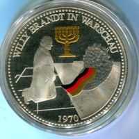 Silbermedaille - Willy Brandt in Warschau