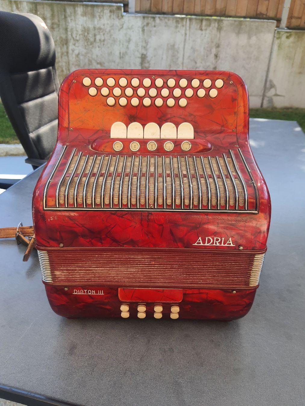 Adria Strumenti musicali: accordéon Adria diatonique  – Usato da Pont-de-la-Morge venduto da Mirabelle0