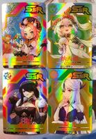 Genshin Impact - 4 cards - Type SSR - Waifu/husbando Holo