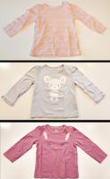 3 STÜCK SWEATSHIRT | C&A | Grösse 86 | Grau, Rosa, Weinrot