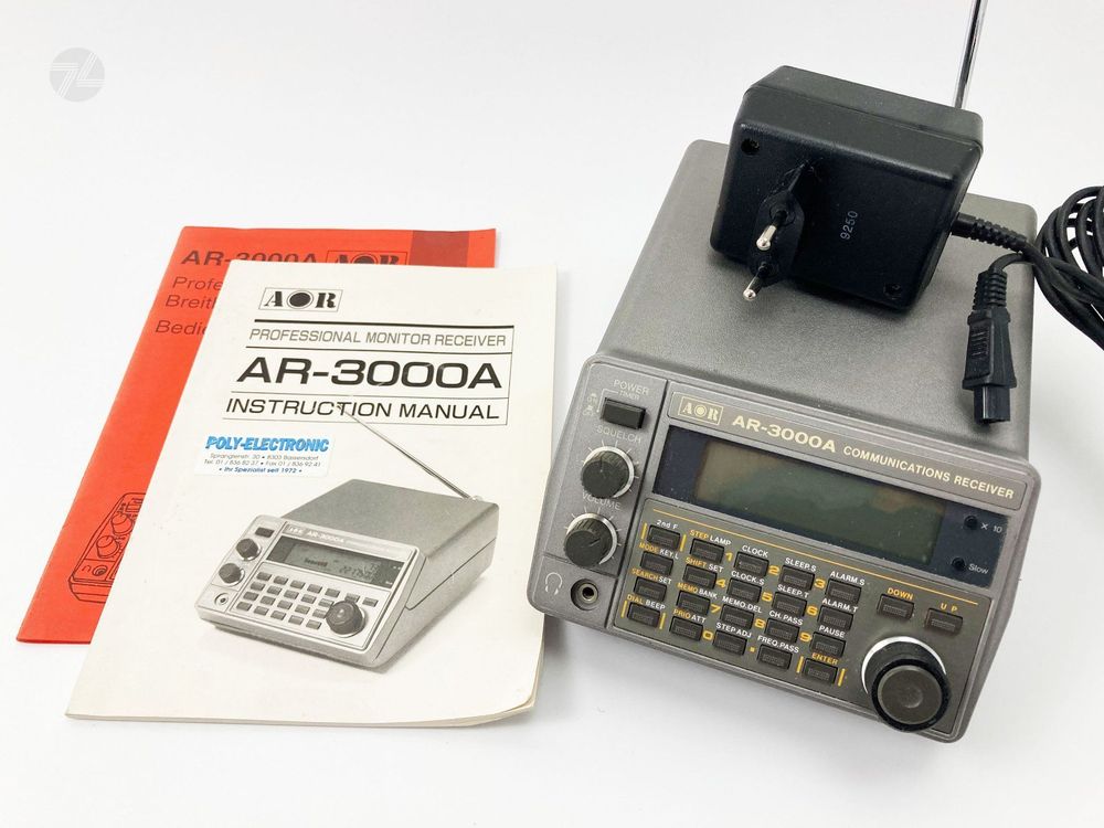Récepteur AOR AR-3000A – Large Bande 100kHz-2036MHz 400 Canaux – NEUF