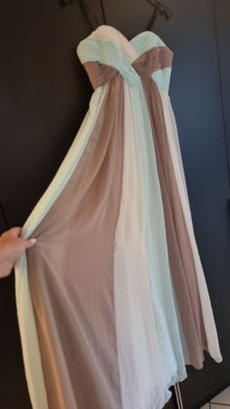 Sommerliches Maxikleid in Pastellfarben, Gr. S/M
