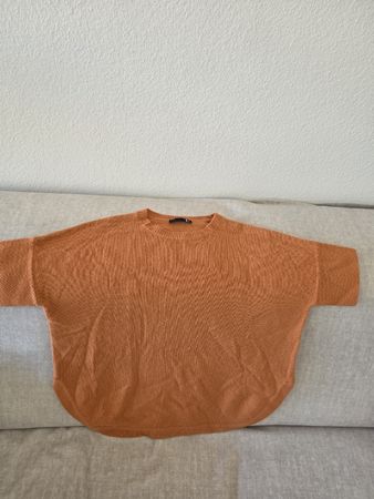 🧡 Cozy Orange Cashmere & Merino Wool - Size 36 🧡