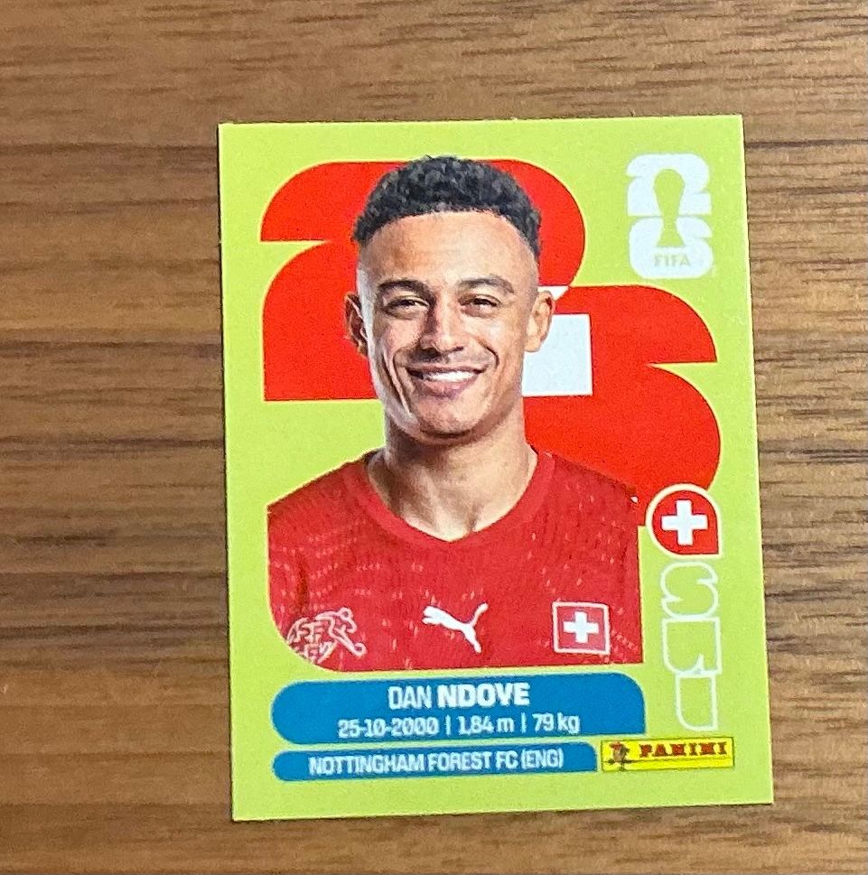Panini Carte collezionabili: Dan Ndove Panini 2026 – Usato da Hünenberg See venduto da Tolini