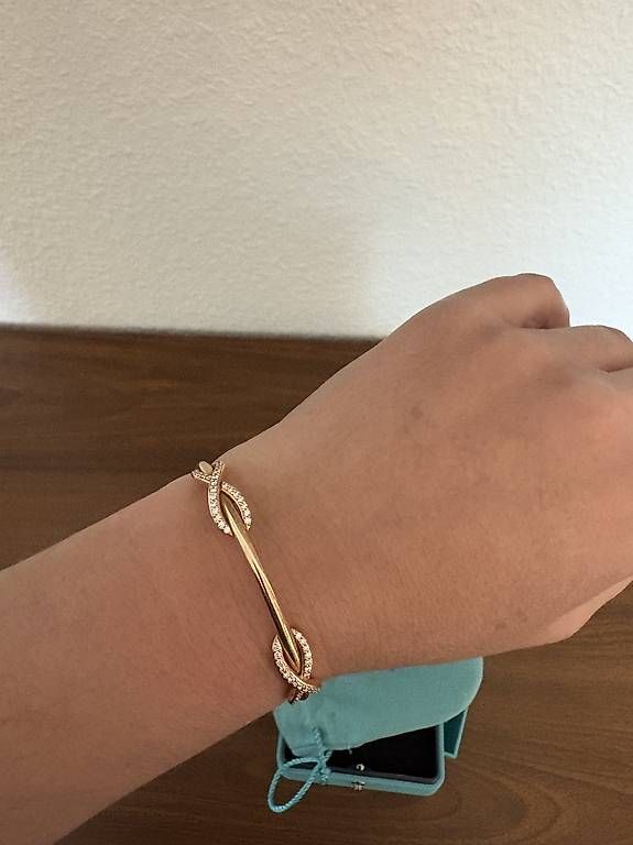 Armbänder & -reifen: Tiffany Infinity Double Cuff Gold and Diamonds – Gebraucht aus Unterägeri von mar_96hk 2