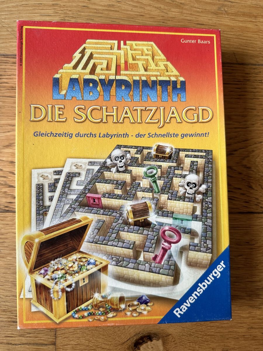 Ravensburger Giochi: Ravensburger Labyrinth Schatzjagd - Familienspass! – Usato da Basel venduto da boo_dc8c