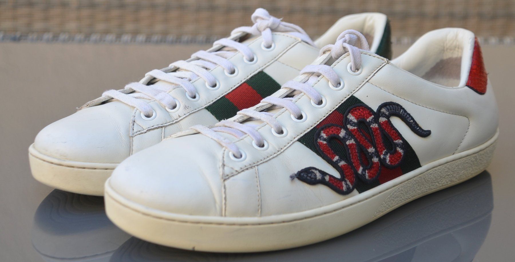 Scarpe da uomo: Sneakers Gucci Ace Treaner .41 – Usato da Collonges venduto da Auganien 4