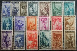 Italien Kat. 807-825 **/* 1950 Kat. 150 Euro