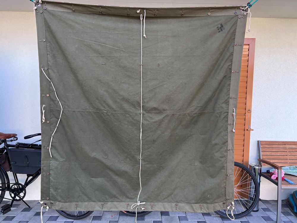 Zeltblache Militär, &amp;quot;vierfrucht&amp;quot; Tarnung, guter Zustand, #1 | Kaufen ...