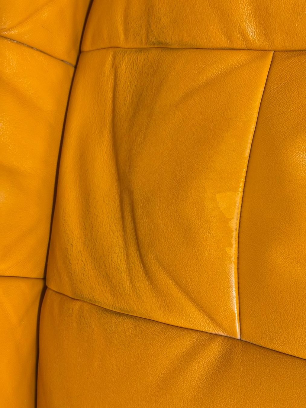 Stressless Divani: Canapé Stressless 2 places, cuir orange – Usato da Morges venduto da golann 3