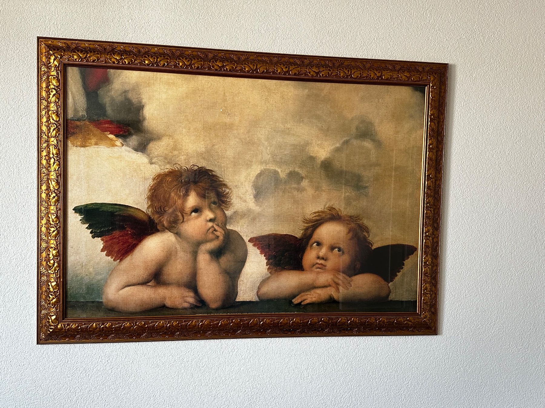 Poster & Bilder: Raffaelo Santi: Bild Zwei Engel. AGA – Gebraucht aus Thun von Eugen
