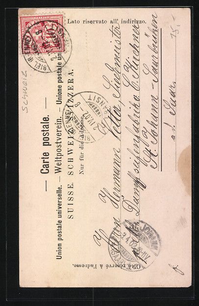 Cartoline postali: AK Bienne, Rosins, Strassenpartie – Usato da Berlin venduto da bartko-reher 1