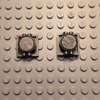 Lego 2x Magnet mit Halter