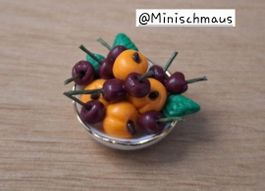 Aprikosen mit Kirschen Handgemacht, Auch für Maileg