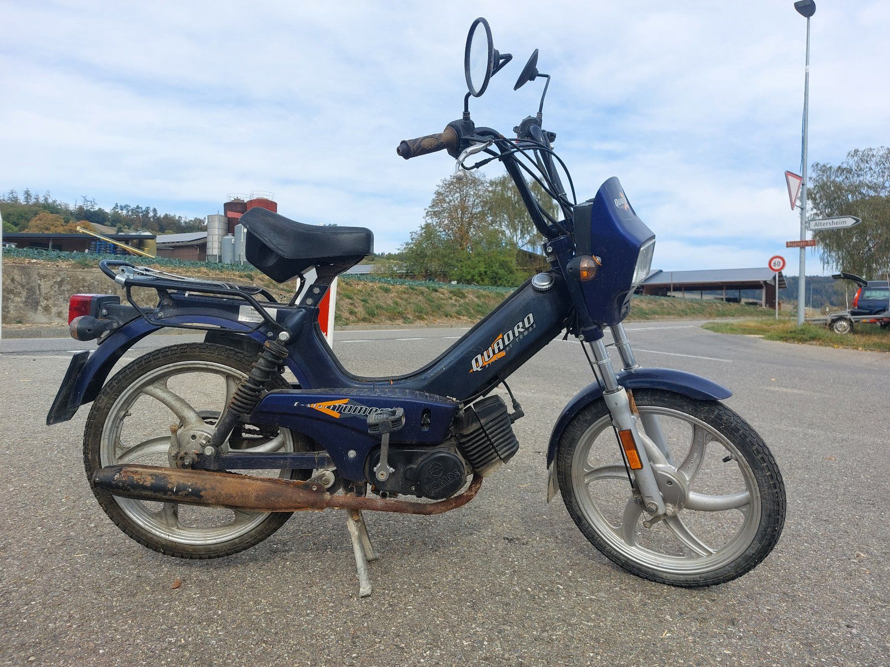 Tomos Cyclomoteurs: Tomos Quadro Mofa Töffli – Défectueux à Schleitheim par ZieglerMotoRecycling