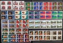 1982 Liechtenstein Jahresausgabe Komplett Viererblock  **