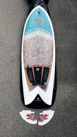 Twin Fin Fish Surfboard 6.0"x21" 1/4x2" 1/4
