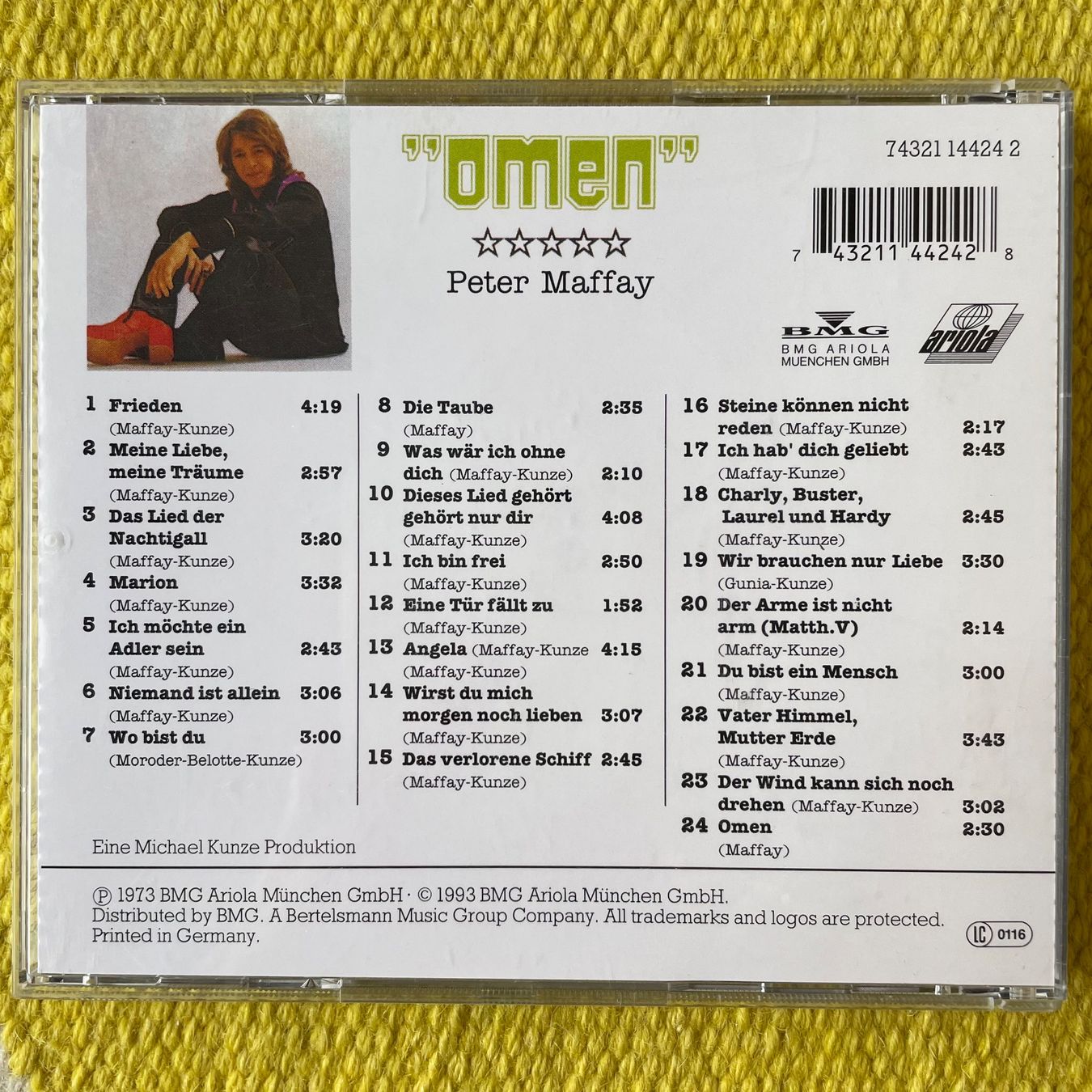 CD: PETER MAFFAY-OMEN73 – Usato da Rorschacherberg venduto da CD-Roli 1