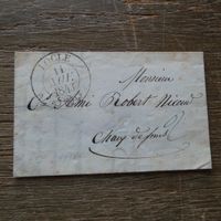 1843  VORPHILA - FALTBELEG Stempel LOCLE