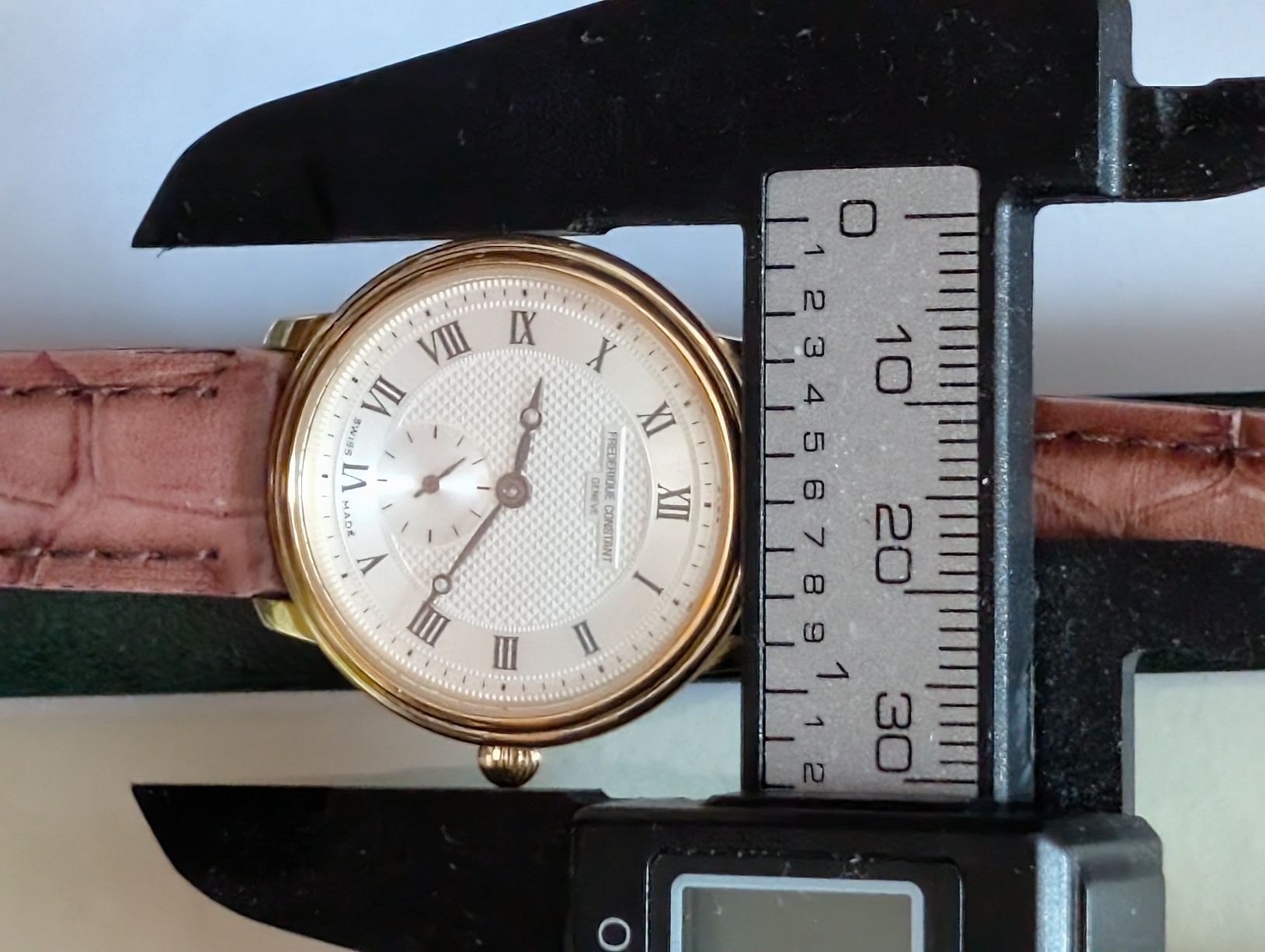 Frederique Constant Orologi: Frederique Constant Genf Uhr Lederarmband – Usato da Kreuzlingen venduto da lup_jd2v 7
