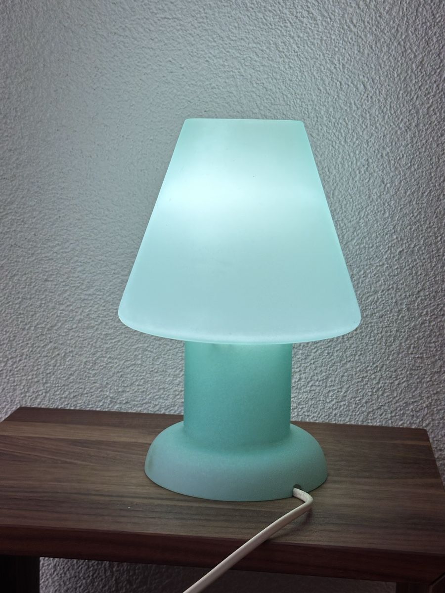 Murano Lampen: Murano Puntoluce Lamp - Turquoise Table Lamp – Gebraucht aus Zürich von Ddechkovd 4