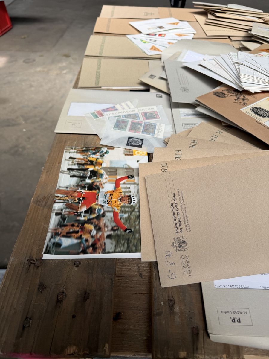 Alle Briefmarken: Frankaturen lichtenstein  – Gebraucht aus Bütschwil von sof_p98b 6